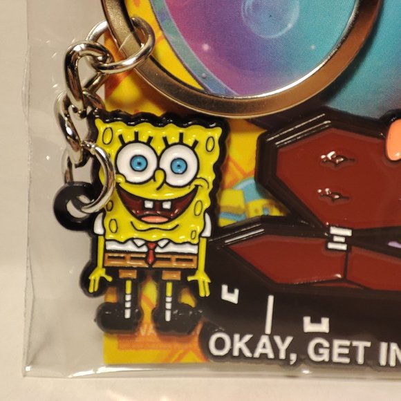 Spongebob Squarepants Official Metal Keychain - Picture 4 of 6